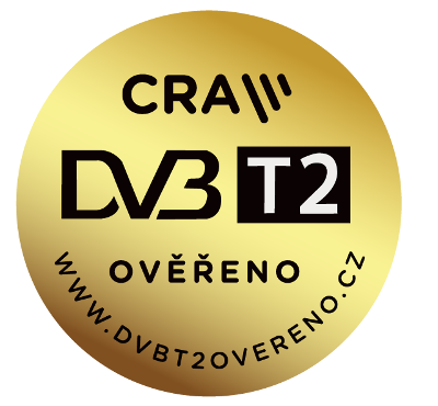 ČRA DVB-T2 ověřeno - logo